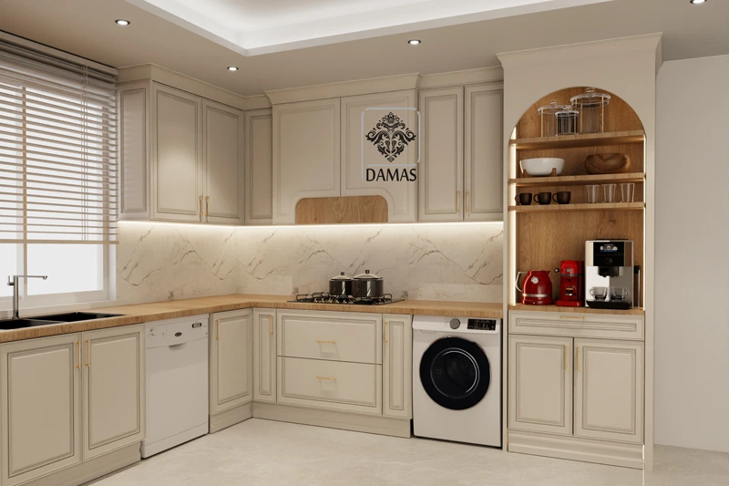 طراحی کابینت نئوکلاسیک جدید